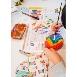 A flor luminosa ( Candeeiro)  - Oficina em Casa