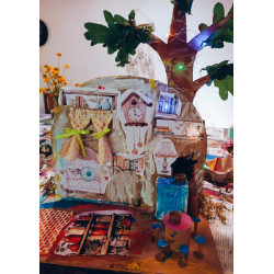 A casinha mágica da Floresta  - Oficina em Casa