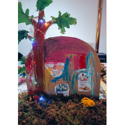 A casinha mágica da Floresta  - Oficina em Casa