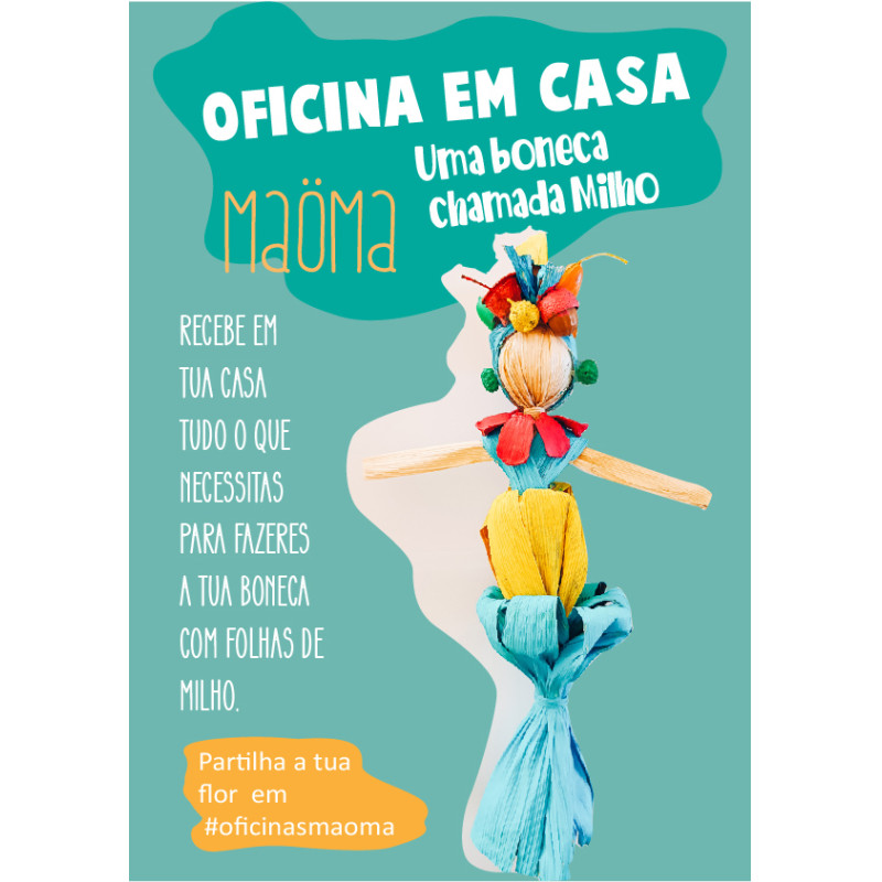 Uma boneca chamada Milho  - Oficina em Casa